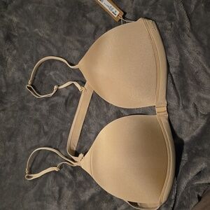 SKIMS Front Close Push Up Bra Sand